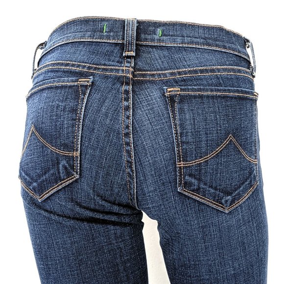 NWOT J Brand Dark Rinse Low Rise Boot Cut Jeans - Picture 7 of 9